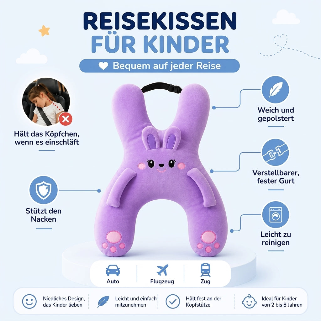 Kinder-Reisekissen – das Köpfchen kippt nicht mehr weg